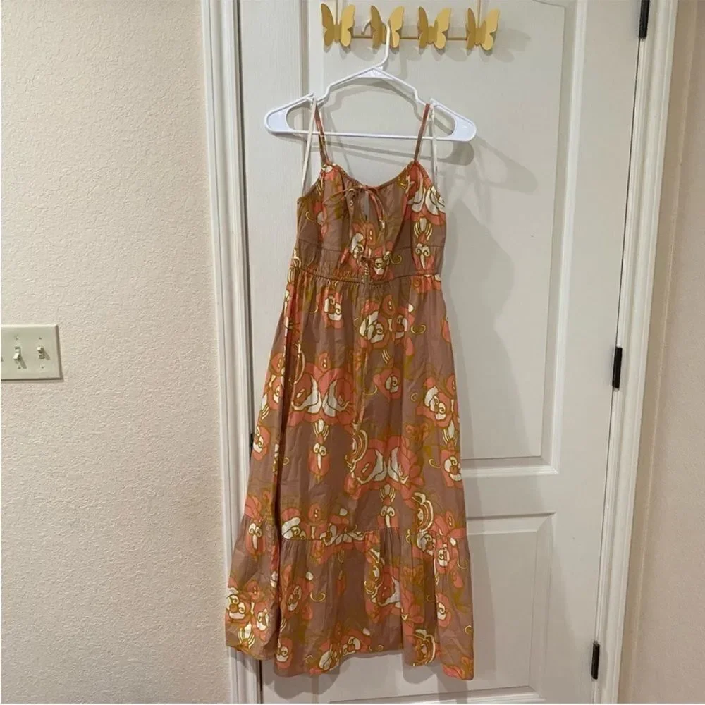 NWT Cleobella MIDI floral dress size small organic cotton